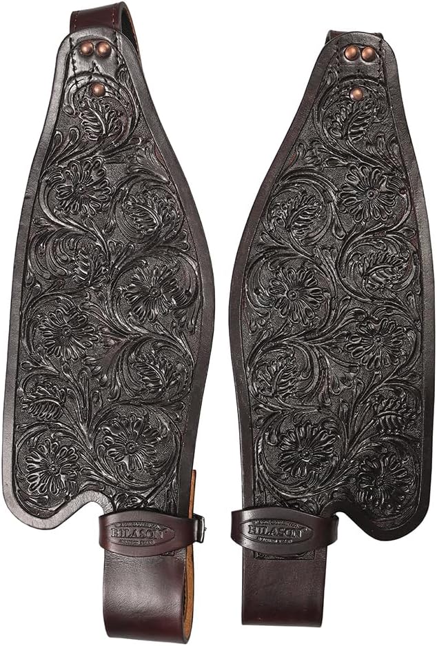 HILASON Leather Saddle Replacement Fender Pair with Hobble Strap Adult