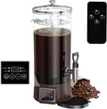 Commercial Coffee Urn Hot Beverage Dispenser Coffee Maker, Food-grade Plastic 9.5 L 60 Cups, Hot Chocolate Machine, Electric Percolator for Catering Hot Water for Hot Cocoa, Drink, Tea, Juice