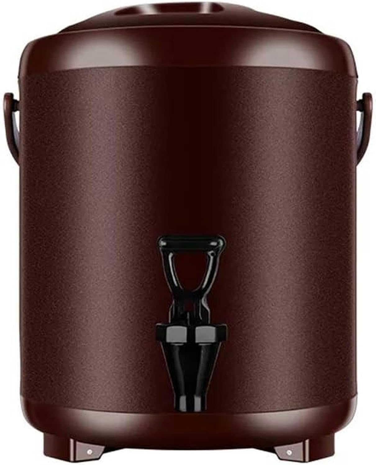 Electric Kettles Commercial Coffee Urn Hot Water Pot, Water/Beverage Dispenser for Keep Hot/Cold, Water Boiler and Beverage Warmer for Buffet, Adjustable Temperature/Black/12L, Brown (Brown 6L)