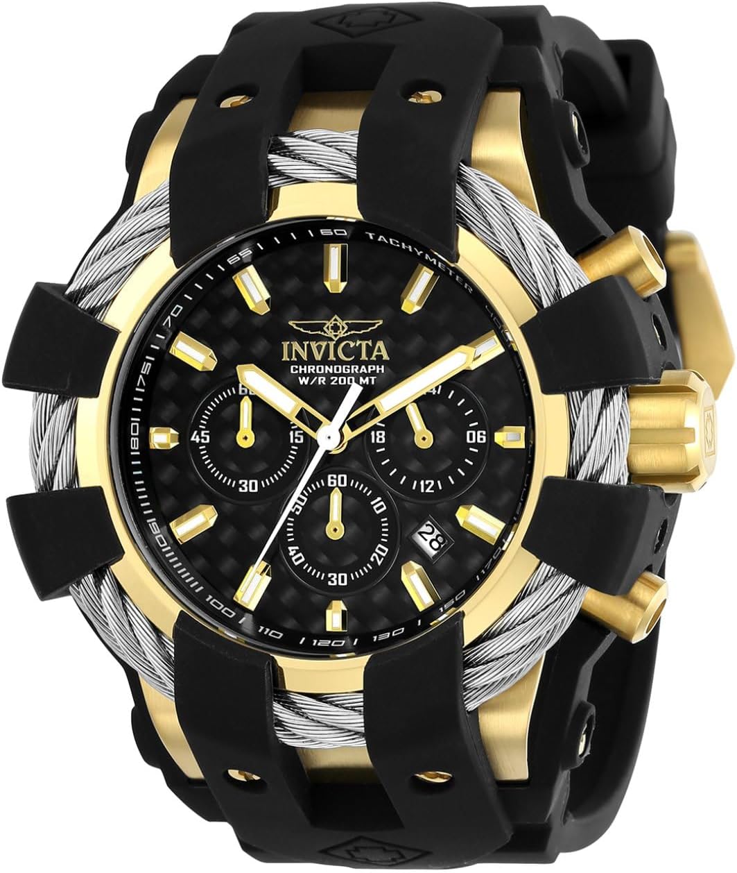 Invicta Men's 23855 Bolt Analog Display Quartz Black Watch