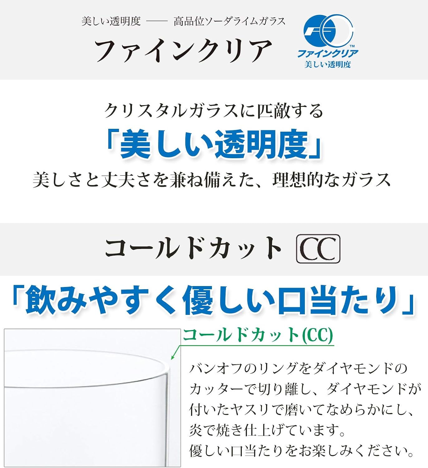 Toyo Sasaki Glass Tumbler, Fino, Dishwasher Safe, Made in Japan, 10.1 fl oz (315 ml), Set of 48 (Sold by Case) B-21127CS