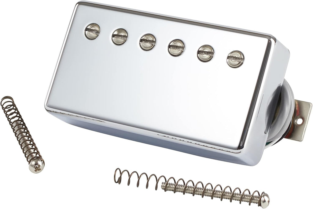 Gibson 490R Modern Classic Rhythm Humbucker Pickup, Double Black with Chrome Cover