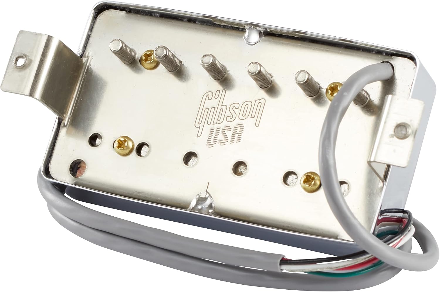 Gibson 490R Modern Classic Rhythm Humbucker Pickup, Double Black with Chrome Cover