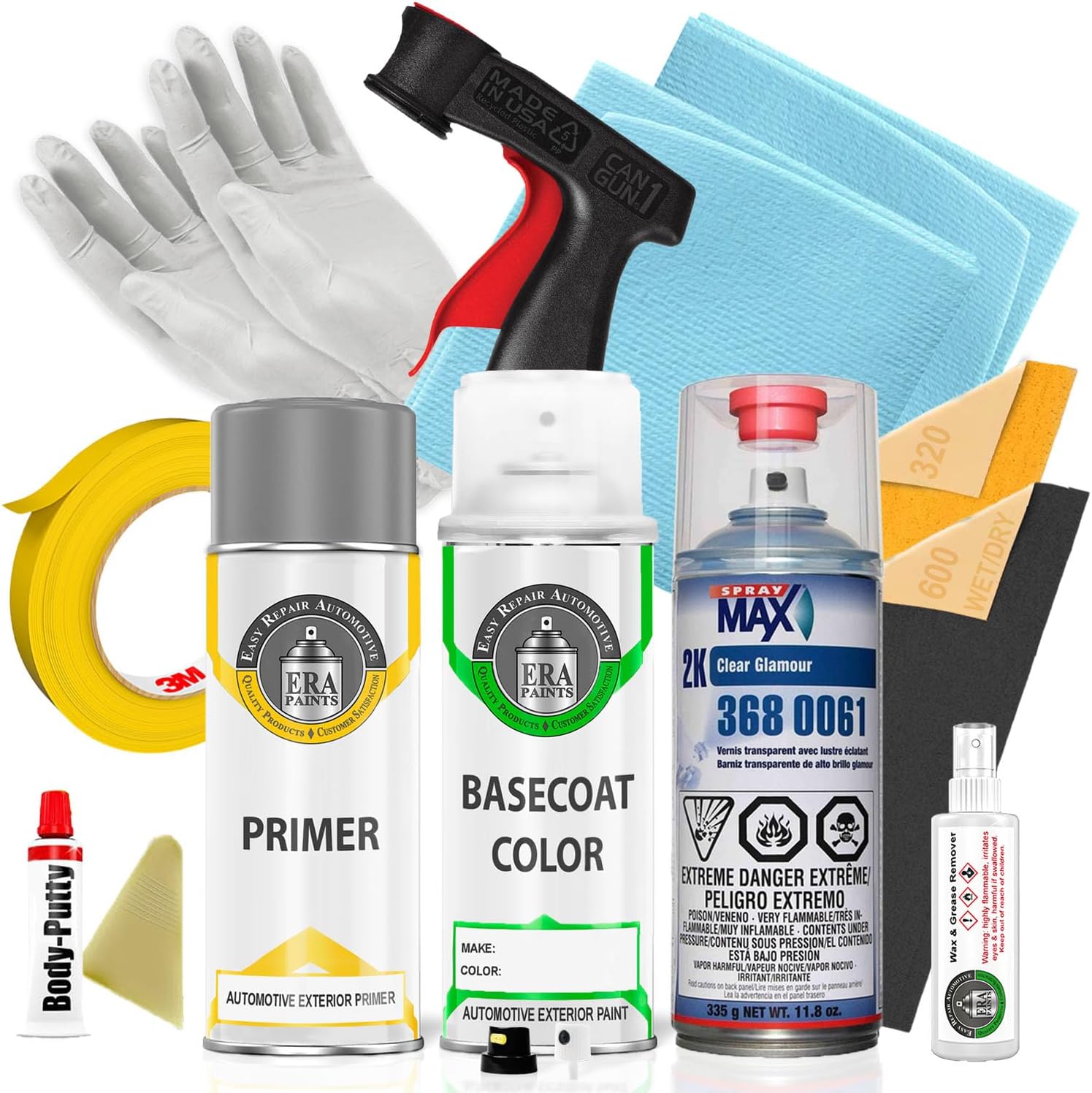 ERA Paints ZNV - Bakers Chocolate for SUZUKI Exact Match Automotive Spray Paint Spray - Pro Kit w/ 2K 3680061 Clearcoat