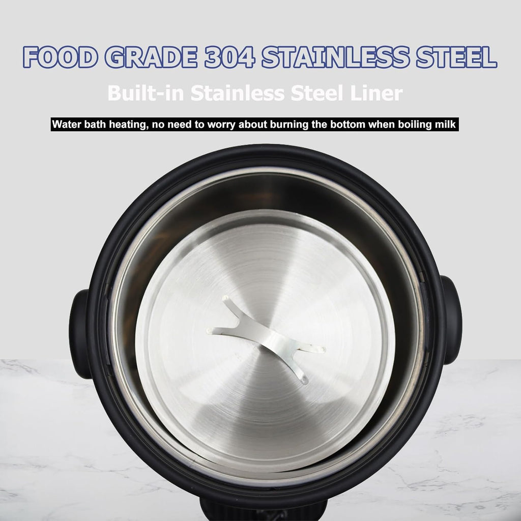 15.4L Commercial Hot Milk Dispenser Electric Milk Boiling Bucket Built-in Stainless Steel Liner 110V 1500W