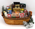 Gift Basket Village - Home For The Holidays XXL Gourmet Gift Basket: Assorted Delicacies Including Cheeses, Nuts, Cookies, and More, Handcrafted in the USA