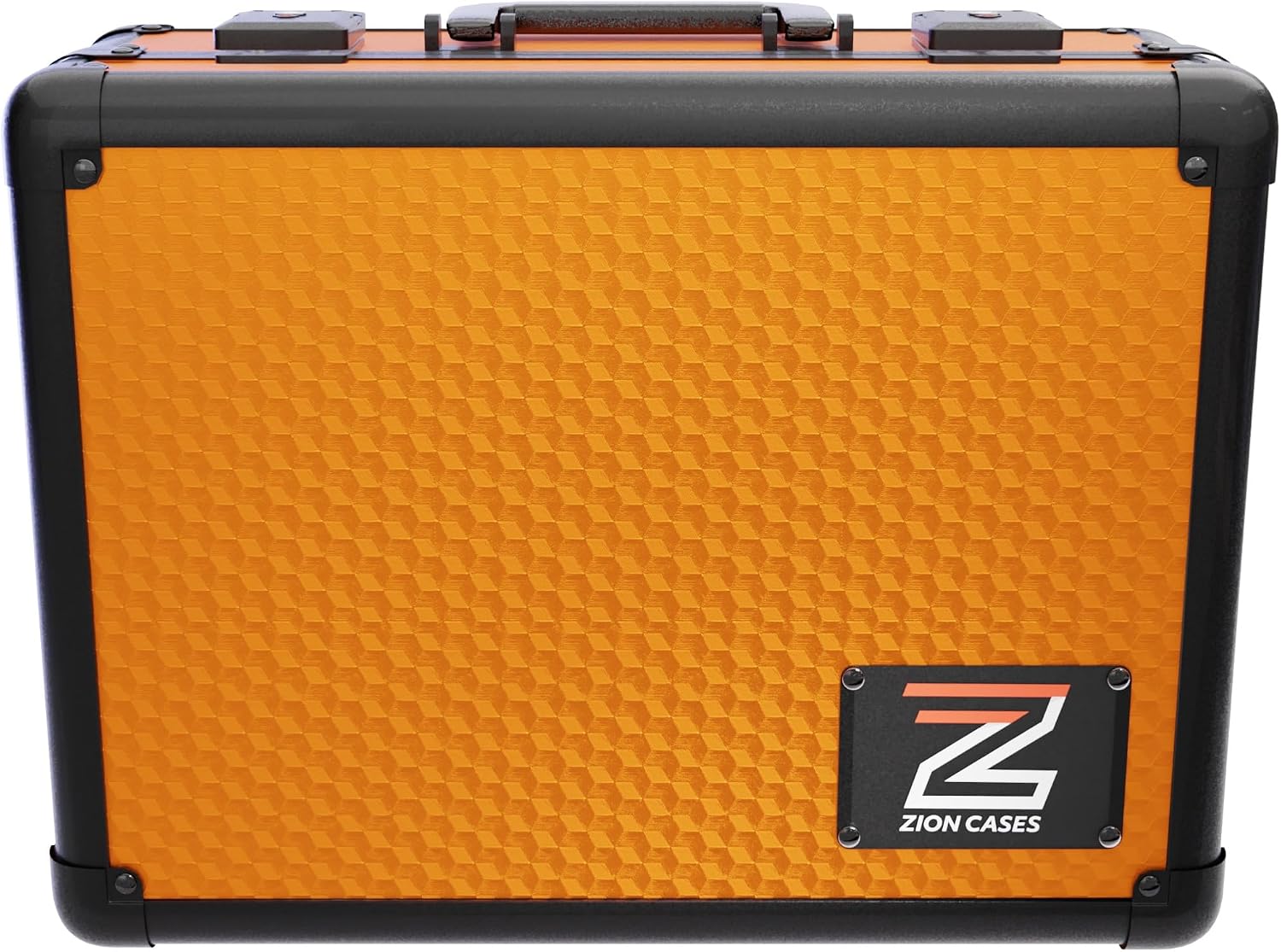 Zion Cases Slab Case XL Graded Card Case; The Original Slab Case for Graded Cards; Fits PSA, BGS, HGA, and CSG Graded Trading Card Slabs; Ideal Travel Storage Solution; (Cubed Orange)
