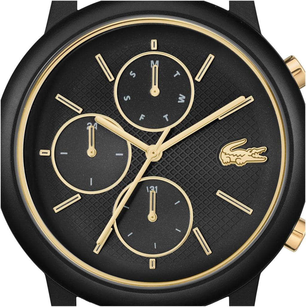 Lacoste 12.12 Move Men's Multifunction Watch – 42mm Aluminum Case, Day/Date/24-Hour Subdials, Contemporary, Sporty - Premium Fashion Timepiece - Gift for Him
