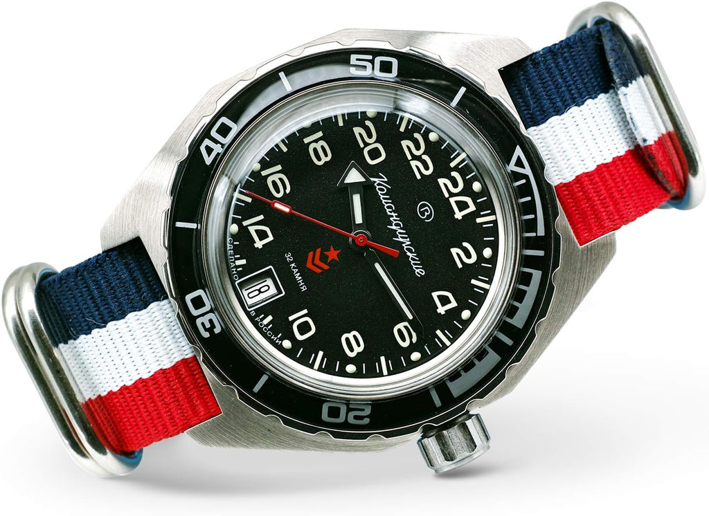 Vostok | Komandirskie 650541 GMT Automatic Mechanical Self-Winding Diver Wrist Watch