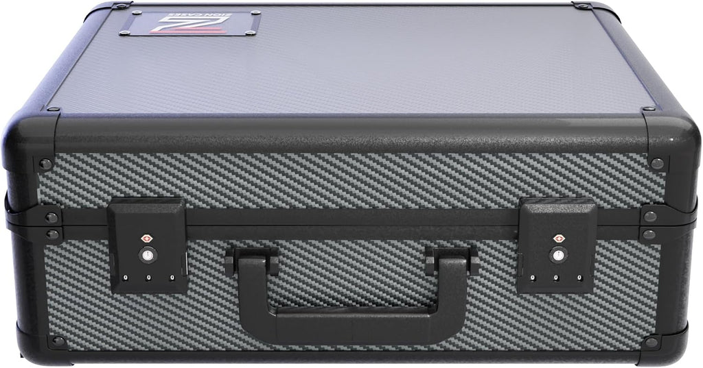 Zion Cases Slab Case XL Color Rush Graded Card Case; The Original Slab Case for Graded Cards; Fits PSA, BGS, HGA, and CSG Graded Trading Card Slabs; Ideal Travel Storage Solution; (Carbon Fiber)