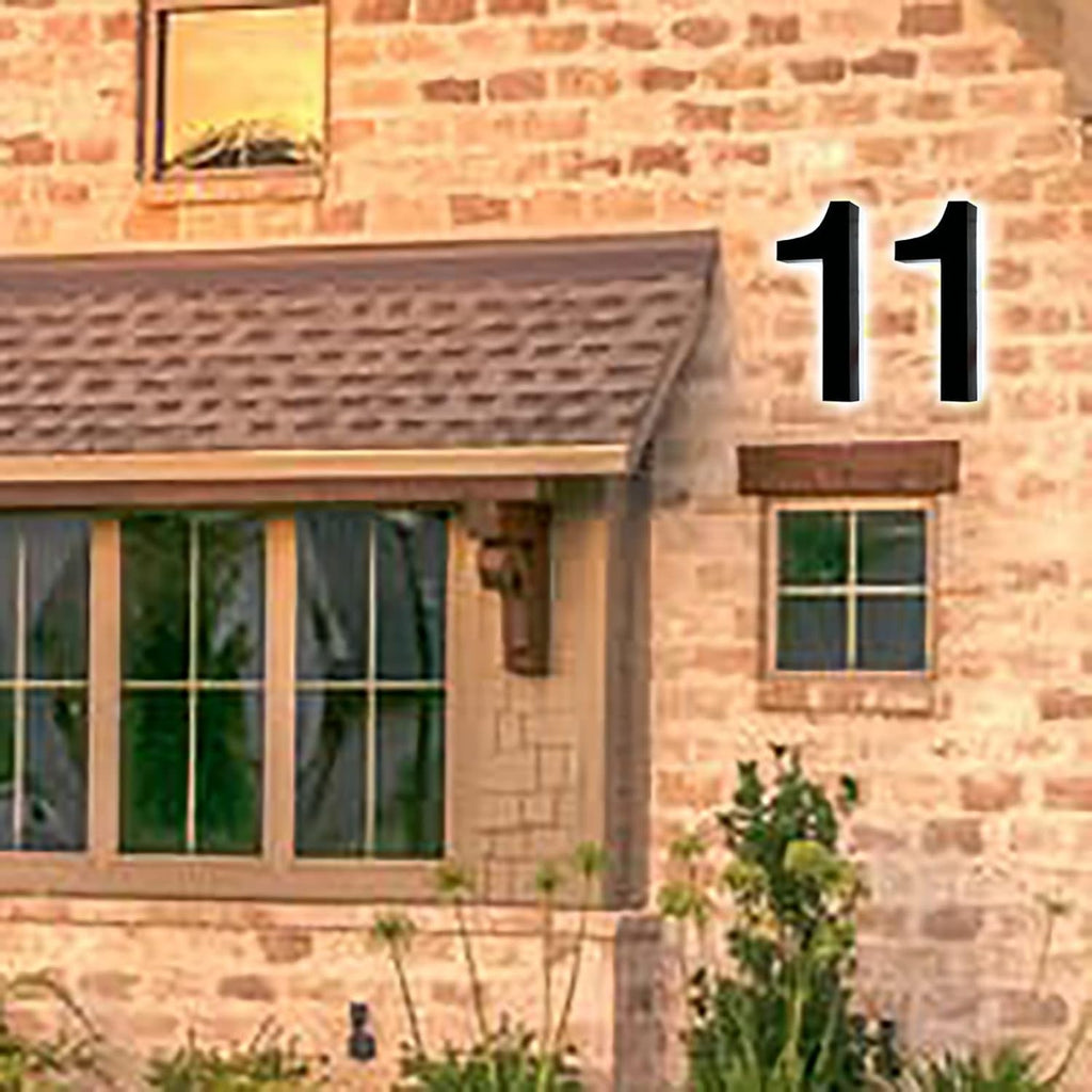 Illuminated House Numbers Modern, 16' Backlit LED House Numbers Plaque For Outside, Light Up LED Address Numbers For House, White Light,Y