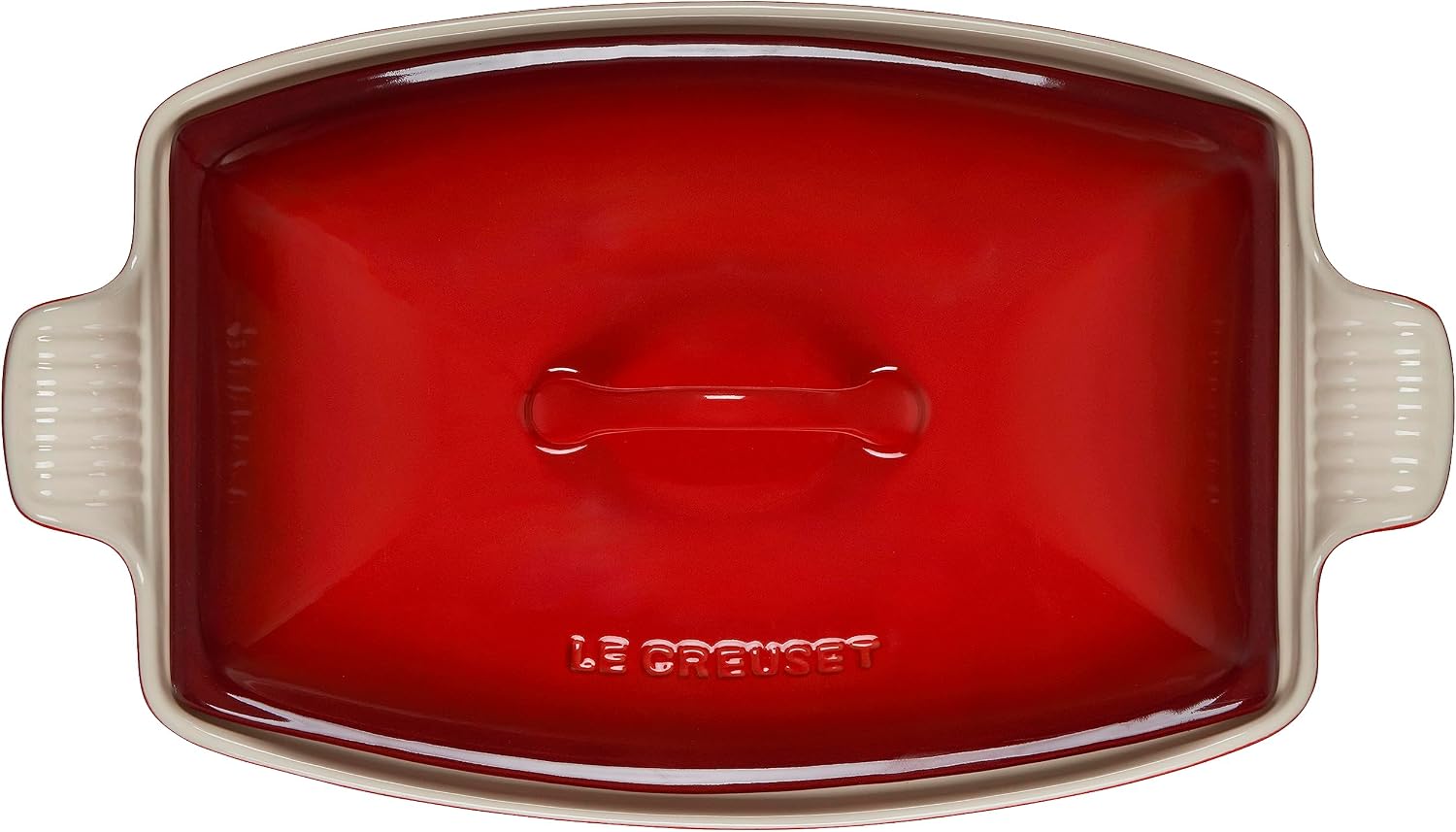 Le Creuset Heritage Stoneware Deep Baker with Lid, 4.5 qt., Cerise