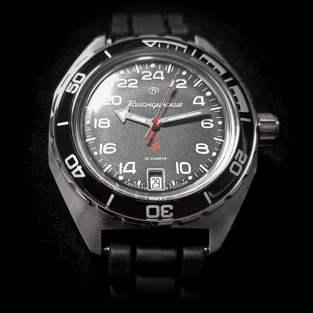 Vostok | Komandirskie 650541 GMT Automatic Mechanical Self-Winding Diver Wrist Watch