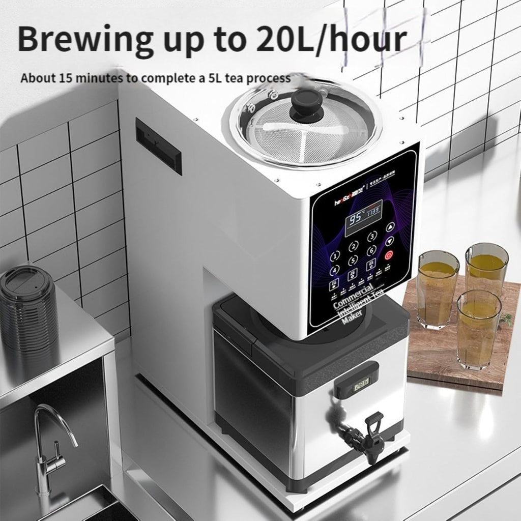 Water Dispenser Electric Instant Hot Tea Dispenser Kettle Boiling Machine Maker Desktop Heater - 5L Household Stainless Steel Drinking Fountain with Temperature Control