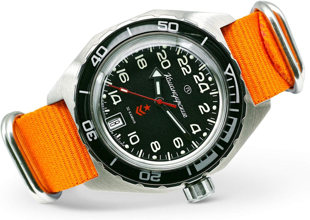 Vostok | Komandirskie 650541 GMT Automatic Mechanical Self-Winding Diver Wrist Watch