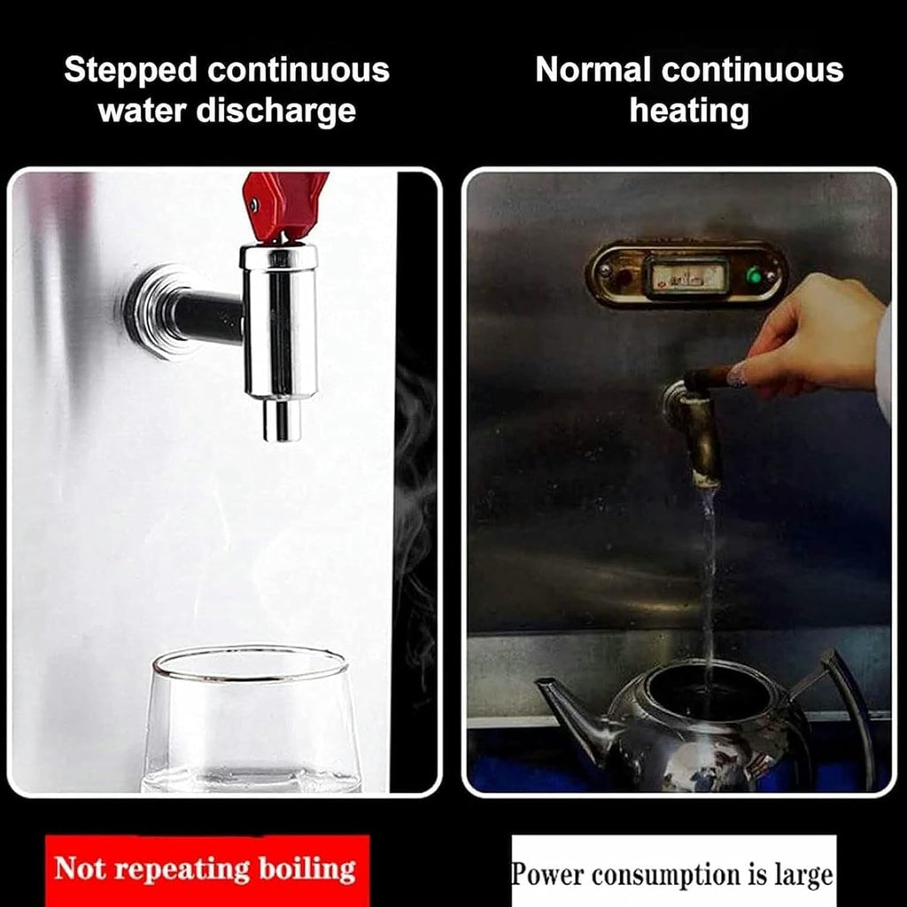 Commercial Automatic Hot Water Boiler, 50L/H Tabletop Hot Water Dispenser With Smart Control Panel, Non Drip Tap, for Coffee Shop, Bar, Bakery, Company, Canteen