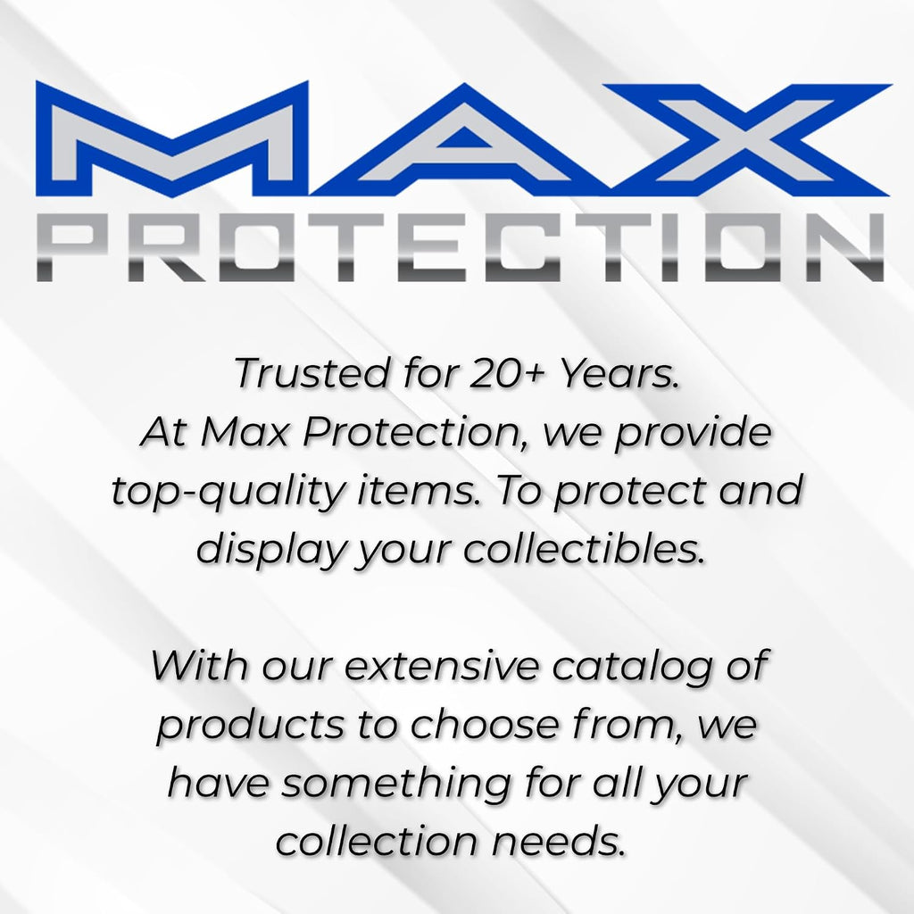 Max Protection 25-Pack 2 Row Shoe Card Storage Box - Cardboard Sports Baseball Trading Toploader Boxes - Made in USA