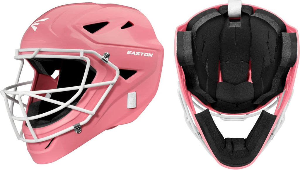 Easton | Jen Schro My Very First Youth Softball Catcher's Set | Helmet, Leg Guards & Chest Protector Included
