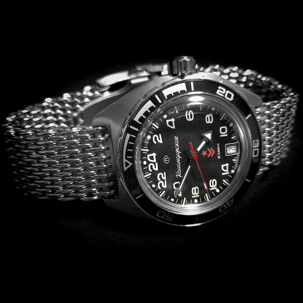 Vostok | Komandirskie 650541 GMT Automatic Mechanical Self-Winding Diver Wrist Watch