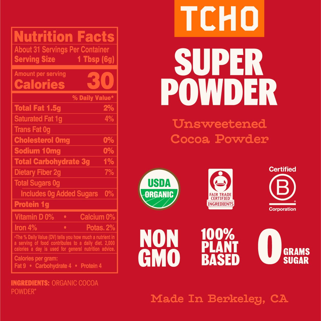 TCHO Baking Couvertures, Cocoa Powder & Drinking Chocolate Mix Variety Pack (5 Bag) | Organic & Fair Trade Certified | Non GMO, Non-Dairy, Vegan, Soy Free (6.7 to 8oz each)