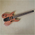 Left Handed 39 Inches Headless Electric Guitar with SSH Pickup Rosewood Fretboard 24 Frets Professional Headless Guitar (Color : 01)