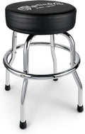 MARTIN Chrome Barstool – Swivel Guitar Stool with Black Seat and Chrome Base | 24.25'' Height | Music Room, Studio, or Home Bar Seating