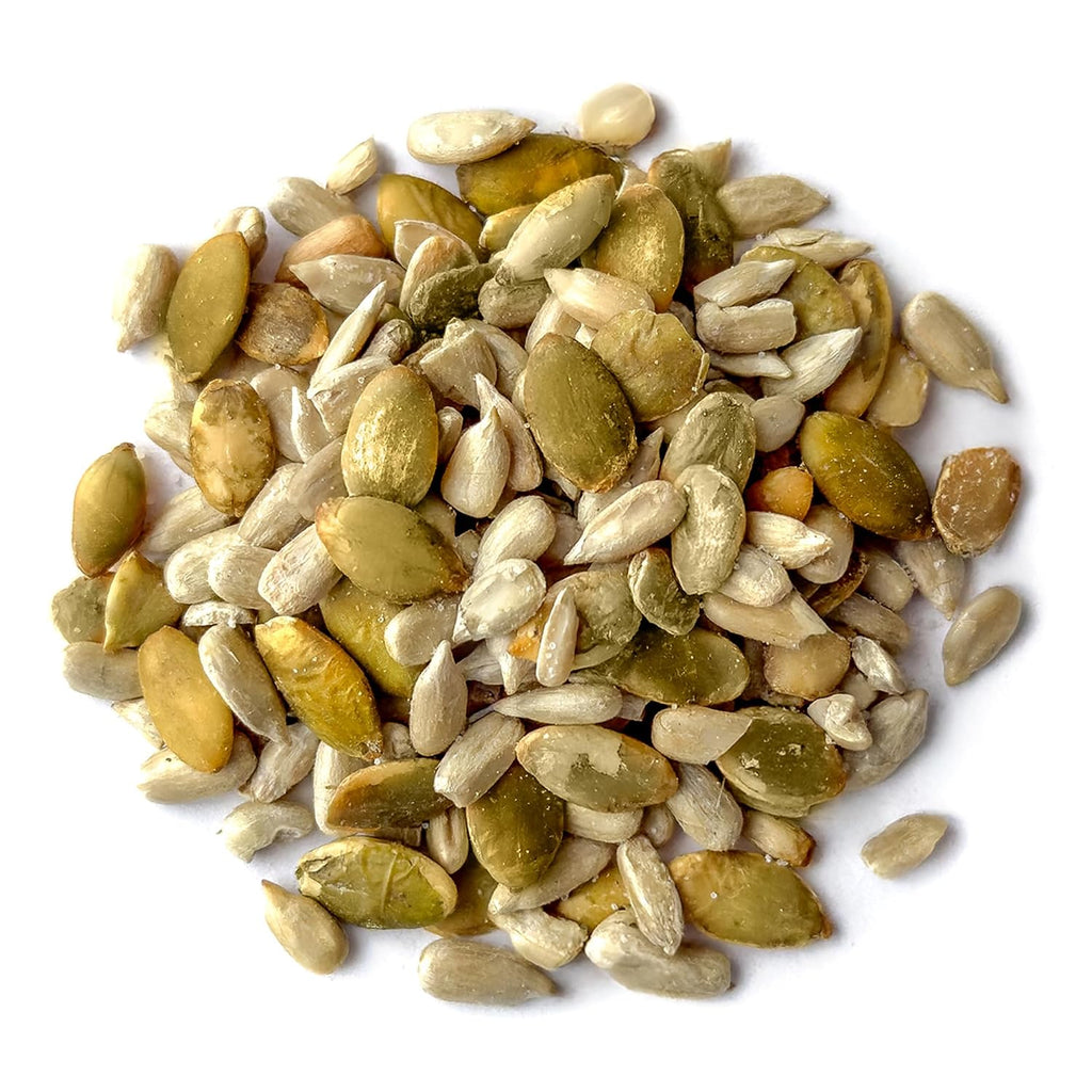 Food to Live Organic Dry Roasted Sunflower and Pumpkin Seed Mix with Himalayan Salt, 16 Pounds – Oven Roasted, Lightly Salted, No Oil, Perfect for Baking and Salads, Vegan, Kosher, Bulk