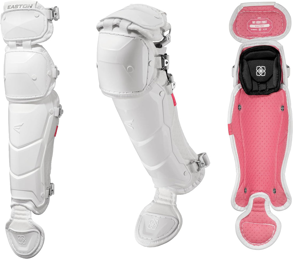 Easton | Jen Schro My Very First Youth Softball Catcher's Set | Helmet, Leg Guards & Chest Protector Included