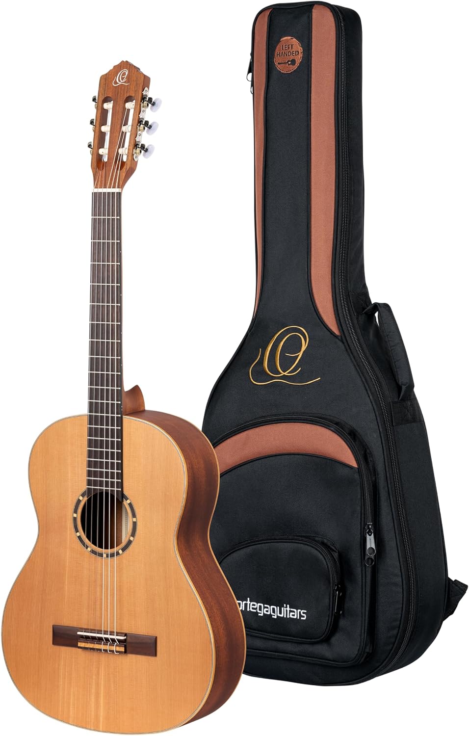 Family Series Full Size Slim Neck Left-Handed Nylon String Classical Guitar w/Bag