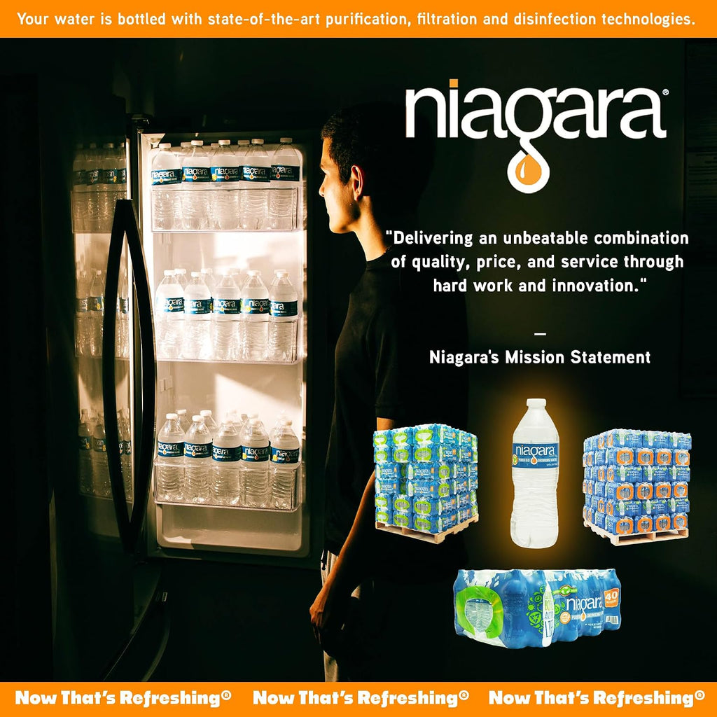 Niagara 16.9oz 24pk 84 cases per pallet 2016 bottles
