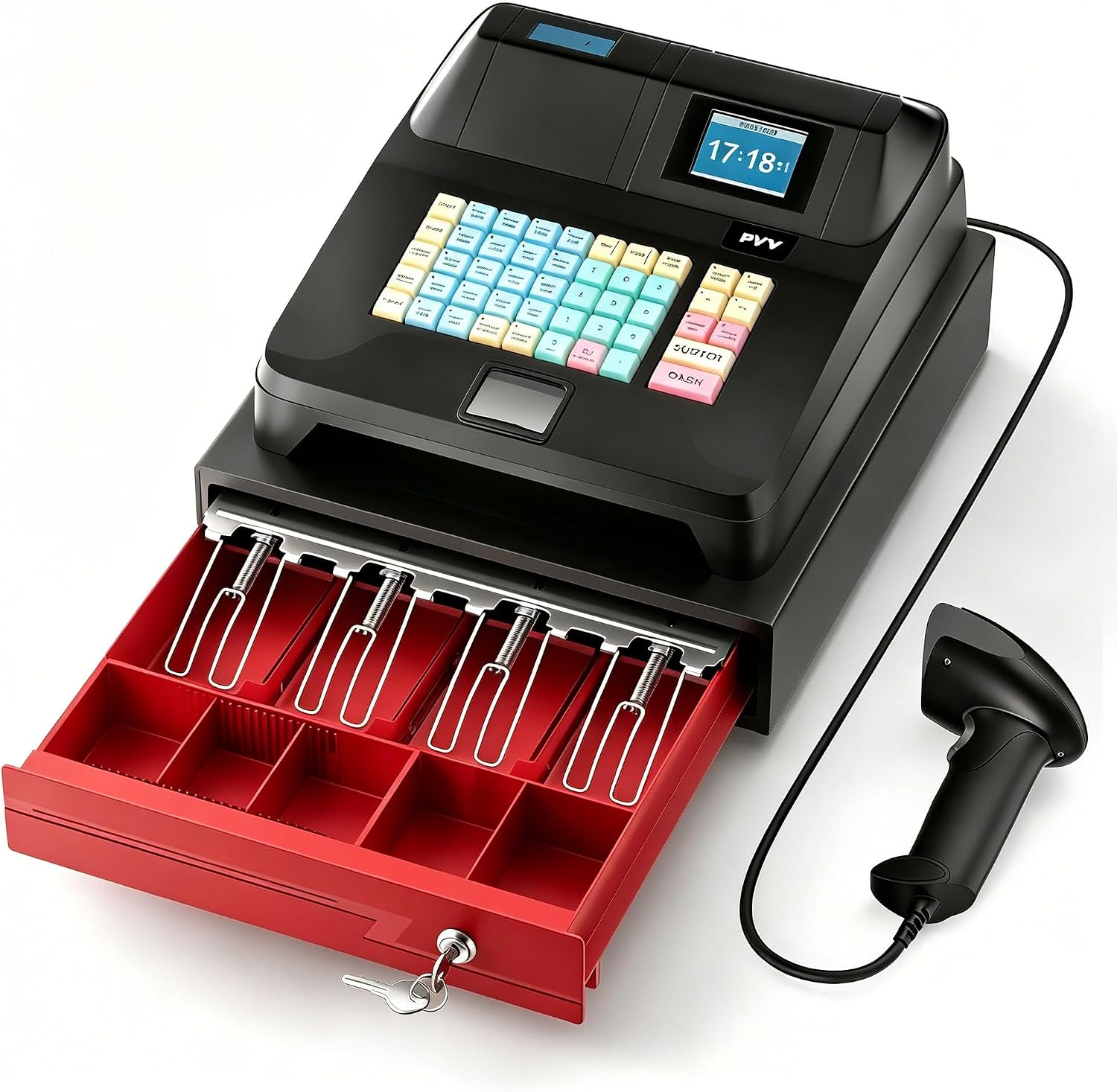 PYY Cash Register for Small Businesses with Scanner