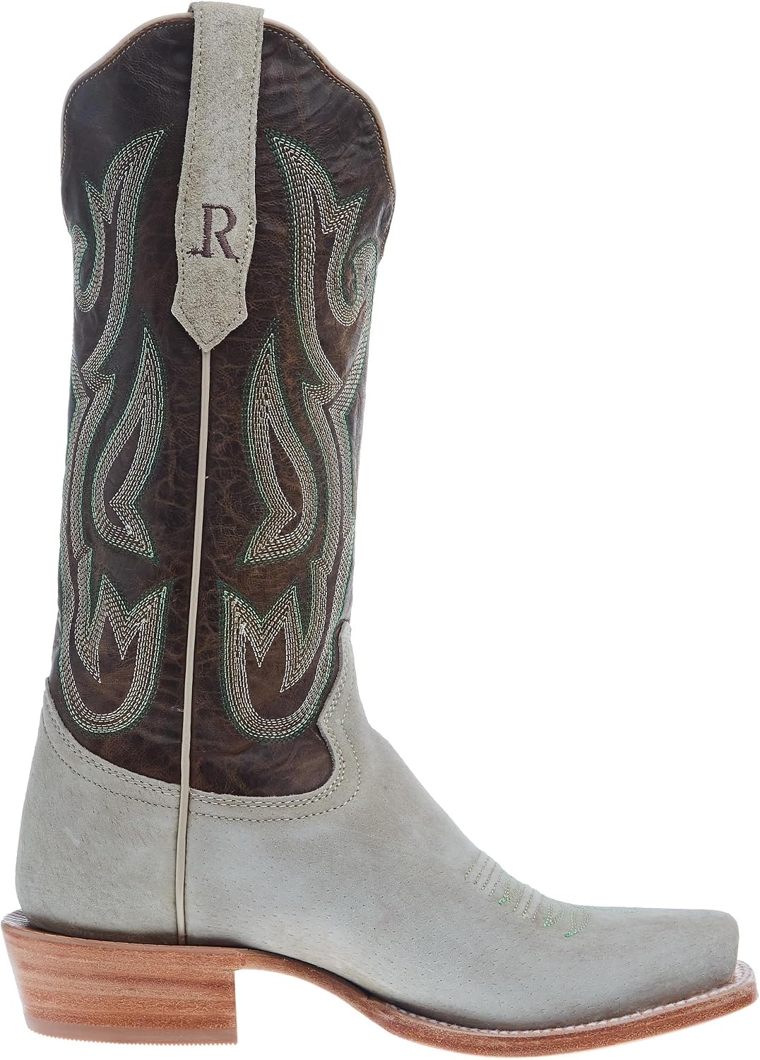 R. Watson Boots Women's Bone Boar 13 In Honey Goat Top Cowgirl Boot