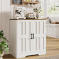 Sideboard Buffet Cabinet, Modern Farmhouse Kitchen Storage Cabinet, Small Modular Accent Cabinet Coffee Station Bar Media Console Table Credenza for Kitchen Dining Room, Living Room Entryway Hallway
