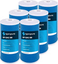 SpiroPure SP-GAC-BB 10x4.5 20 Micron Coconut Shell Granular Activated Carbon (GAC) Water Filter Cartridge GAC-BB 155153-43 (Case of 6)