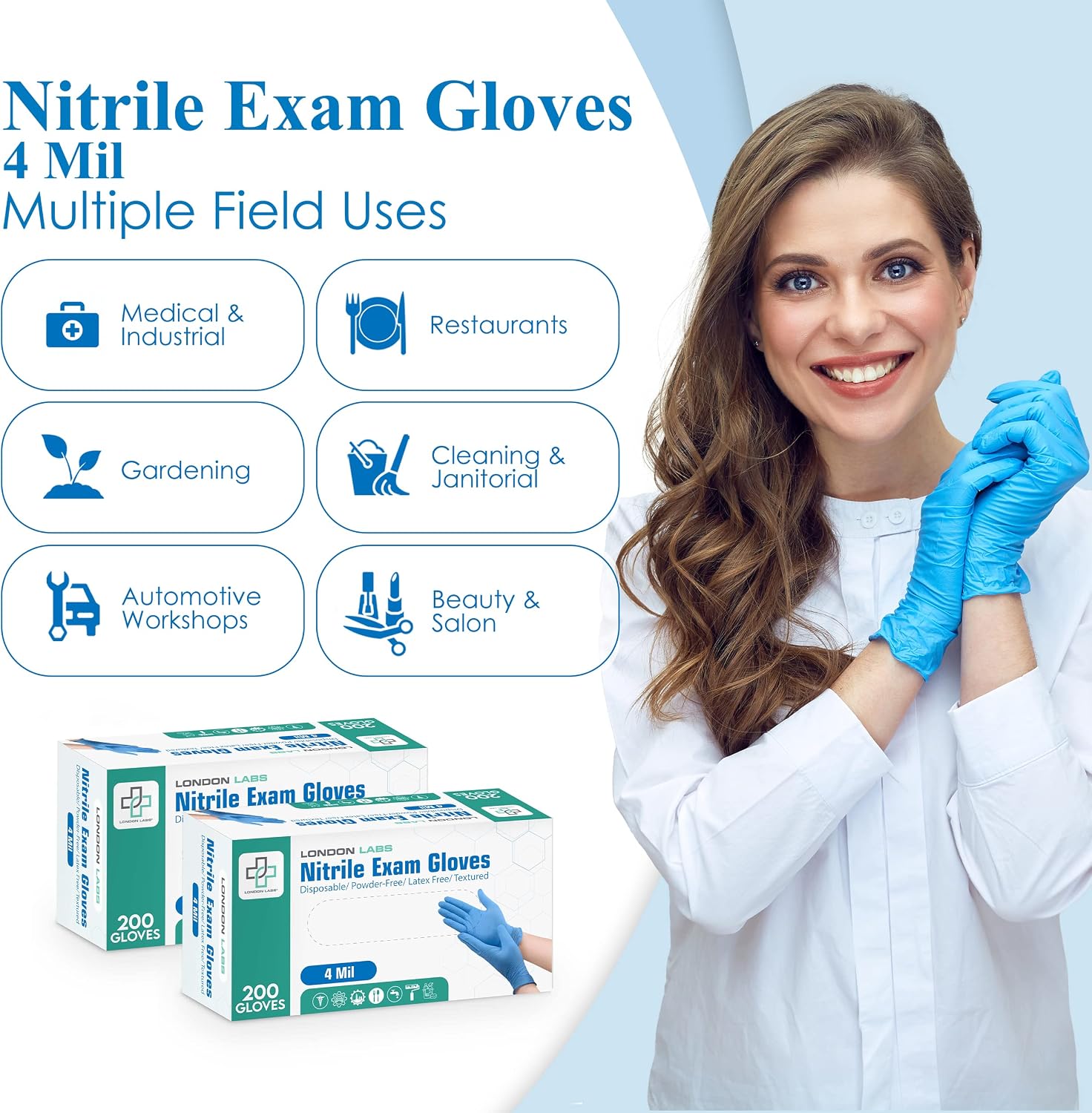London Labs Disposable Gloves