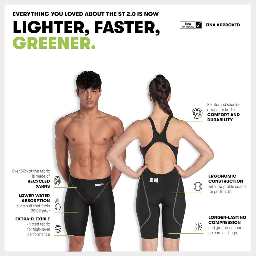 Arena Women's Racing Suit Powerskin St Next Open Back Swimsuit Competition Athletic Tech Suit