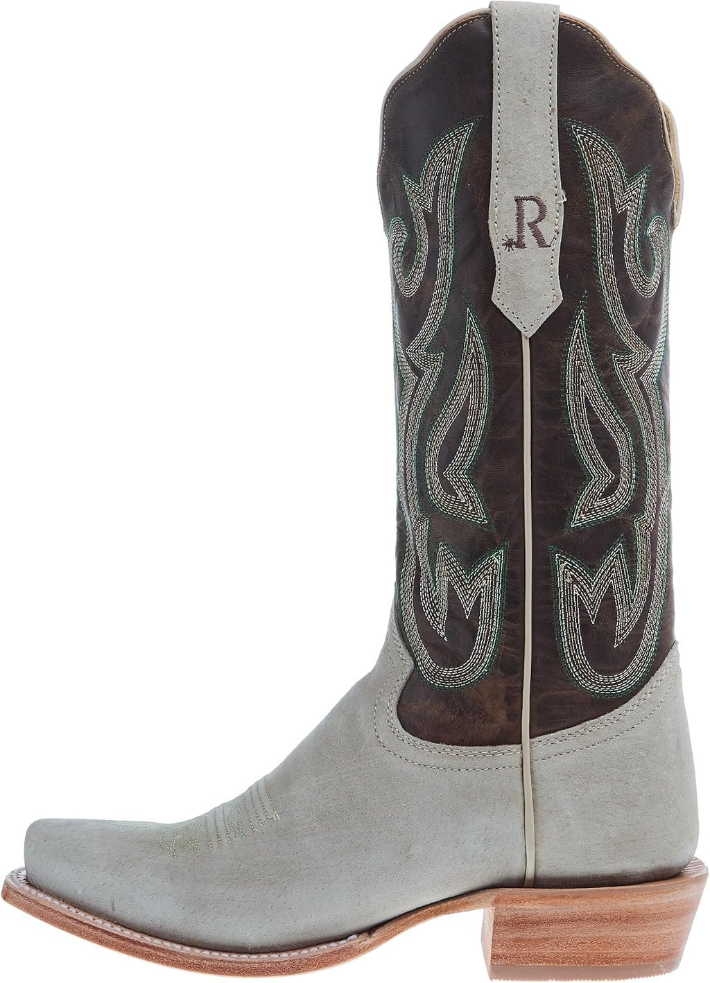 R. Watson Boots Women's Bone Boar 13 In Honey Goat Top Cowgirl Boot