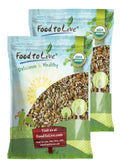 Food to Live Organic Dry Roasted Sunflower and Pumpkin Seed Mix, 16 Pounds – Oven Roasted, No Oil added, Healthy, Natural Snack, Rich in Protein, Perfect for Baking and Salads, Vegan, Kosher, Bulk