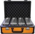 Zion Cases Slab Case XL Graded Card Case; The Original Slab Case for Graded Cards; Fits PSA, BGS, HGA, and CSG Graded Trading Card Slabs; Ideal Travel Storage Solution; (Cubed Orange)