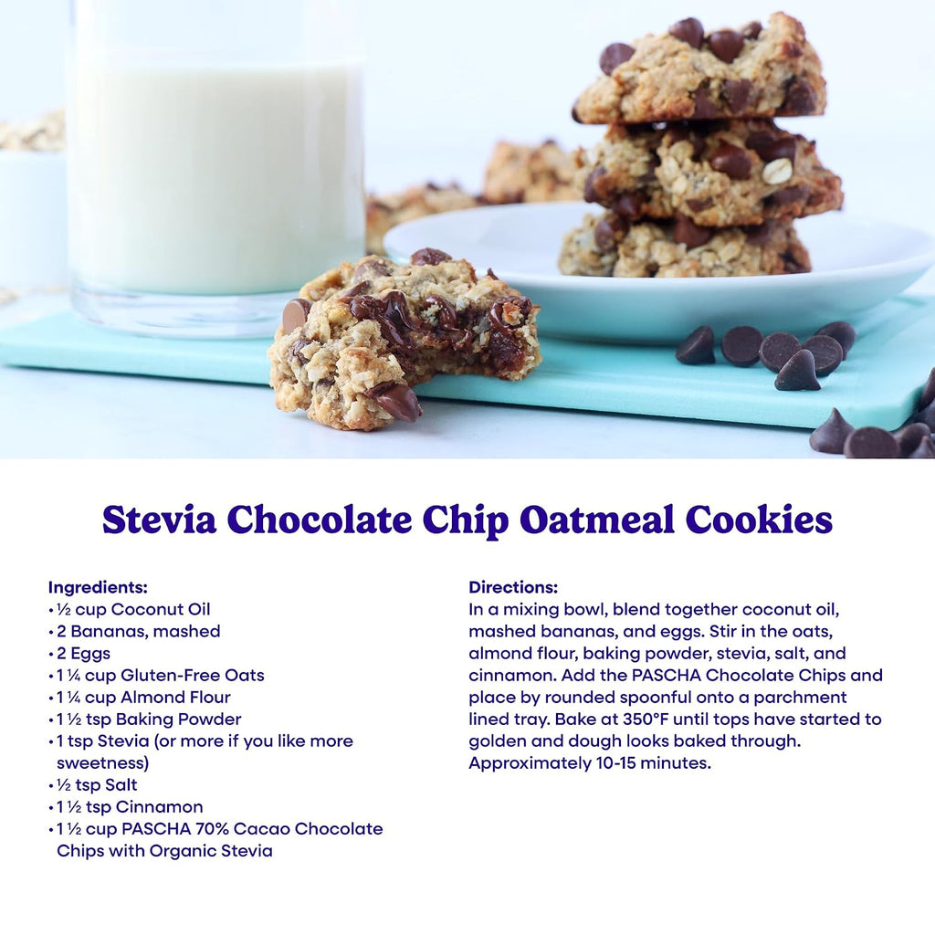 Pascha Bulk Organic Chocolate Chips (Bulk Keto Baking Chips (10 lbs) - No Added Sugar)