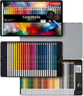STABILO - CarbOthello - Chalk-Pastel Pencil - ARTY+ - Tin of 60 - Assorted colors with Sharpener, Kneaded Eraser and Blending Stump