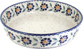 Blue Rose Polish Pottery - Yellow Sunflower Large Round Baker - 12.25' Diameter - Unique, Dishwasher Safe, & Durable Bakeware