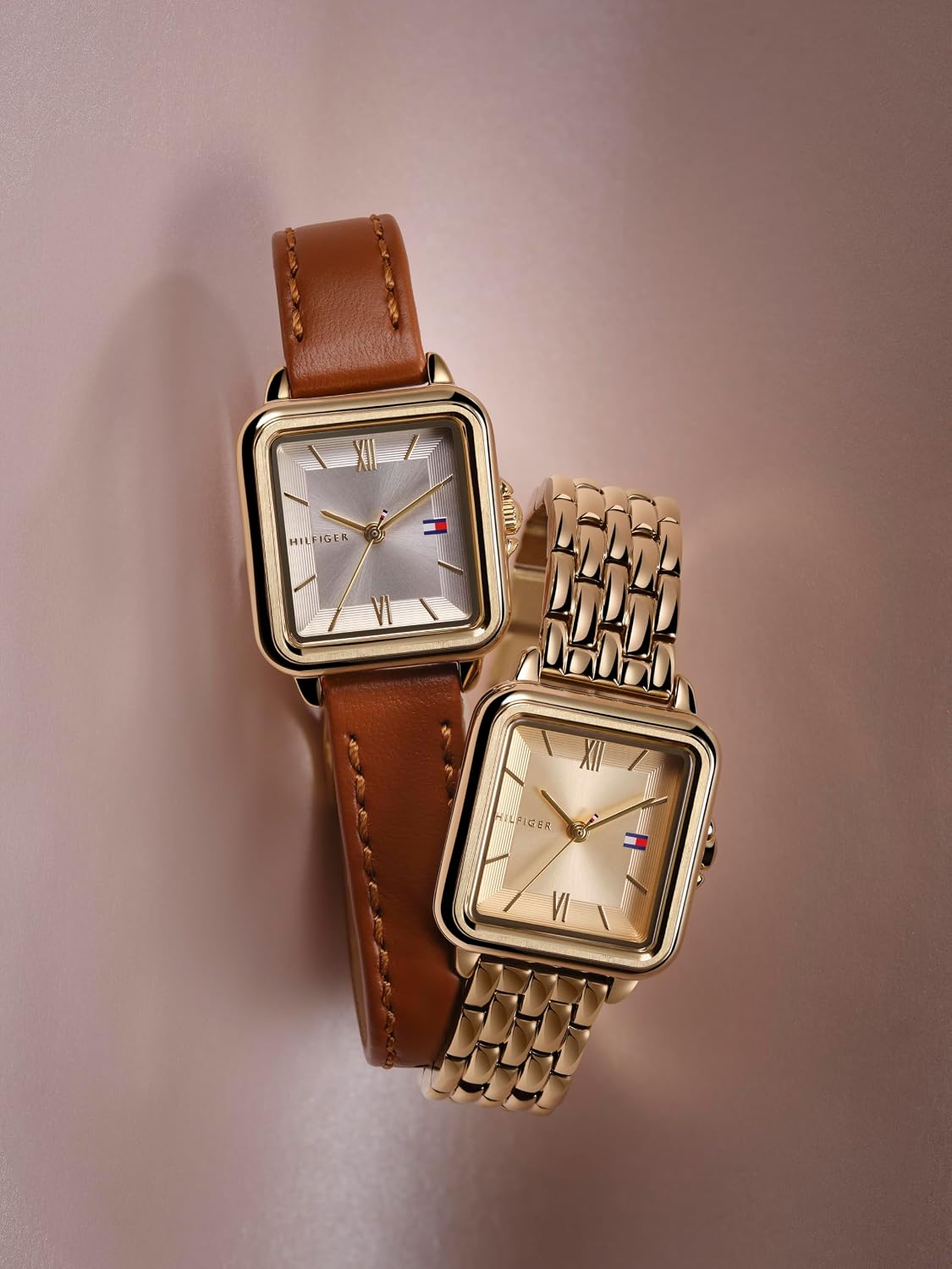 Tommy Hilfiger Women's Quartz Two Tone Stainless Steel Bracelet Watch, 22.5mm