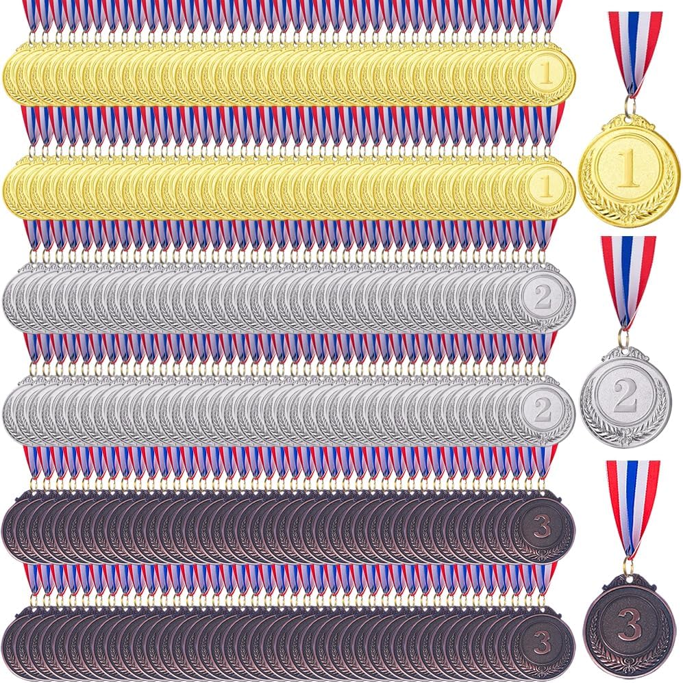Gold Silver Bronze Award Medals-Winner Medals Gold Silver Bronze Prizes for Competitions, Party, 2 Inches
