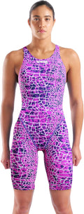 Arena Women's Racing Suit Powerskin St Next Open Back Swimsuit Competition Athletic Tech Suit