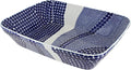 Blue Rose Polish Pottery - Blue Zara Large Deep Baker - 12' x 9.75' - Unique, Dishwasher Safe, & Durable Bakeware