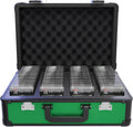 Zion Cases Slab Case XL Graded Card Case; The Original Slab Case for Graded Cards; Fits PSA, BGS, HGA, and CSG Graded Trading Card Slabs; Ideal Travel Storage Solution; (Carbon Fiber Green)
