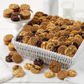 Mrs. Fields 126 Nibblers Bite-Sized Cookies Basket | Assorted with 3 Classic Cookie Flavors