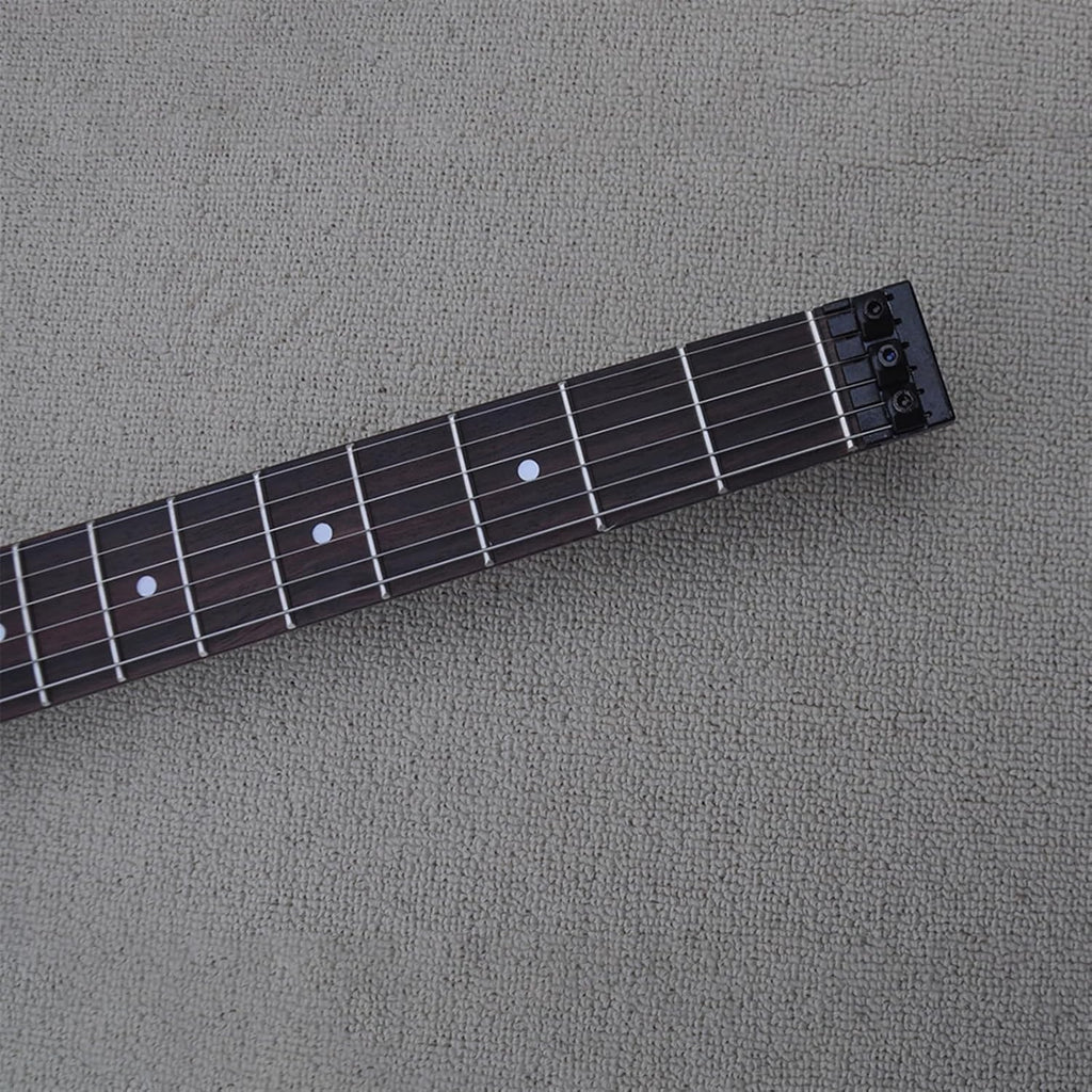 Left Handed 39 Inches Headless Electric Guitar with SSH Pickup Rosewood Fretboard 24 Frets Professional Headless Guitar (Color : 01)