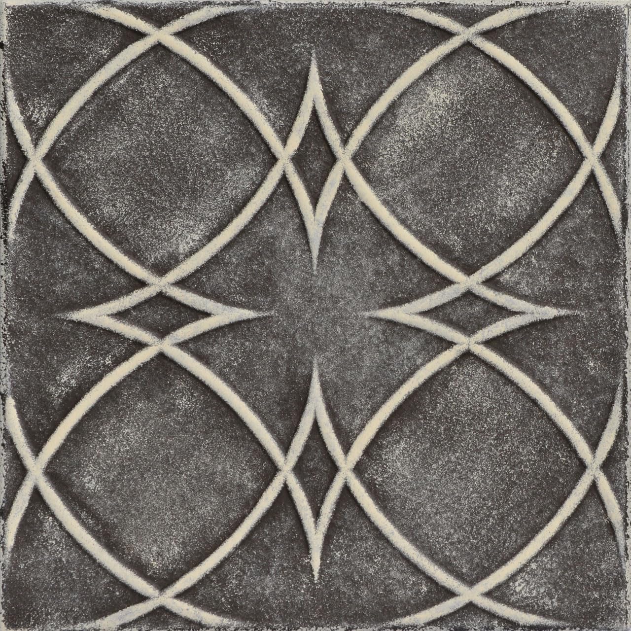 À LA MAISON CEILINGS R82 Circles and Stars Foam Glue-up Ceiling Tile (128 sq. ft./Case), Pack of 48, Brown Beige